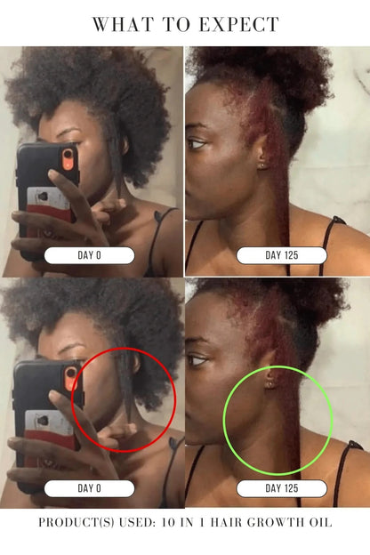 ⚡Botanical Hair Revival – 100% Natural Growth Oil with Chebe & Biotin
