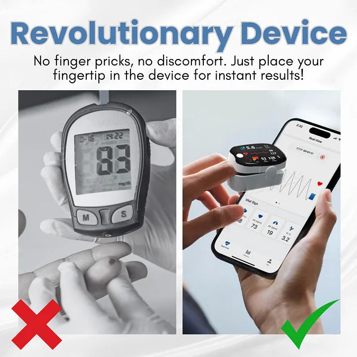 HENGERLI™  Advanced Laser Glucose Monitor – No Pricks, 99.9% Accuracy!