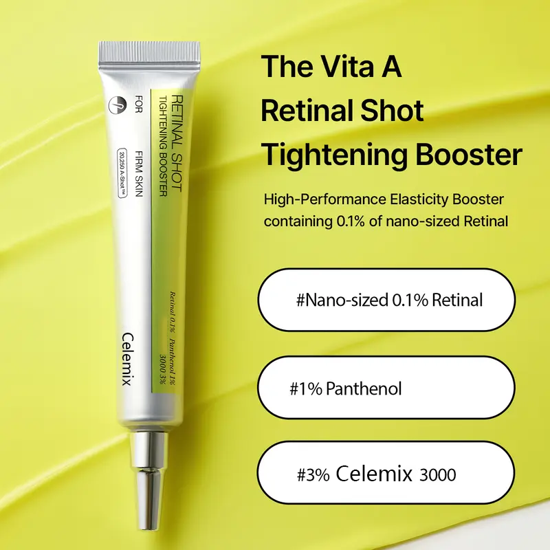 [Celemix Official] Vita A Retinal Firming Enhancer | Repairs wrinkles and fine lines and tightens skin | Makes skin smoother in seven days