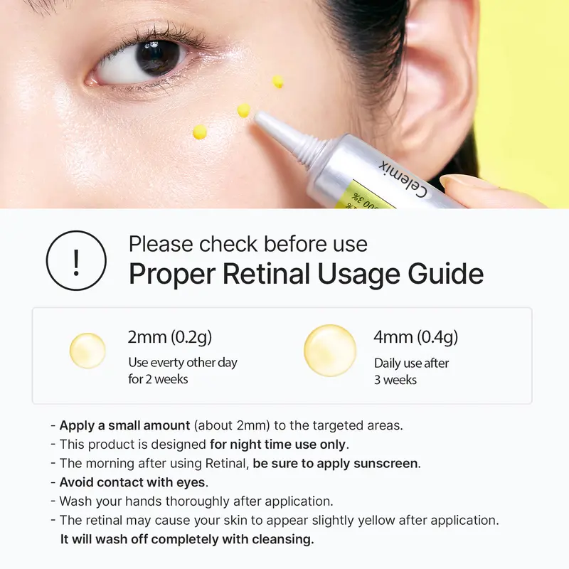 [Celemix Official] Vita A Retinal Firming Enhancer | Repairs wrinkles and fine lines and tightens skin | Makes skin smoother in seven days