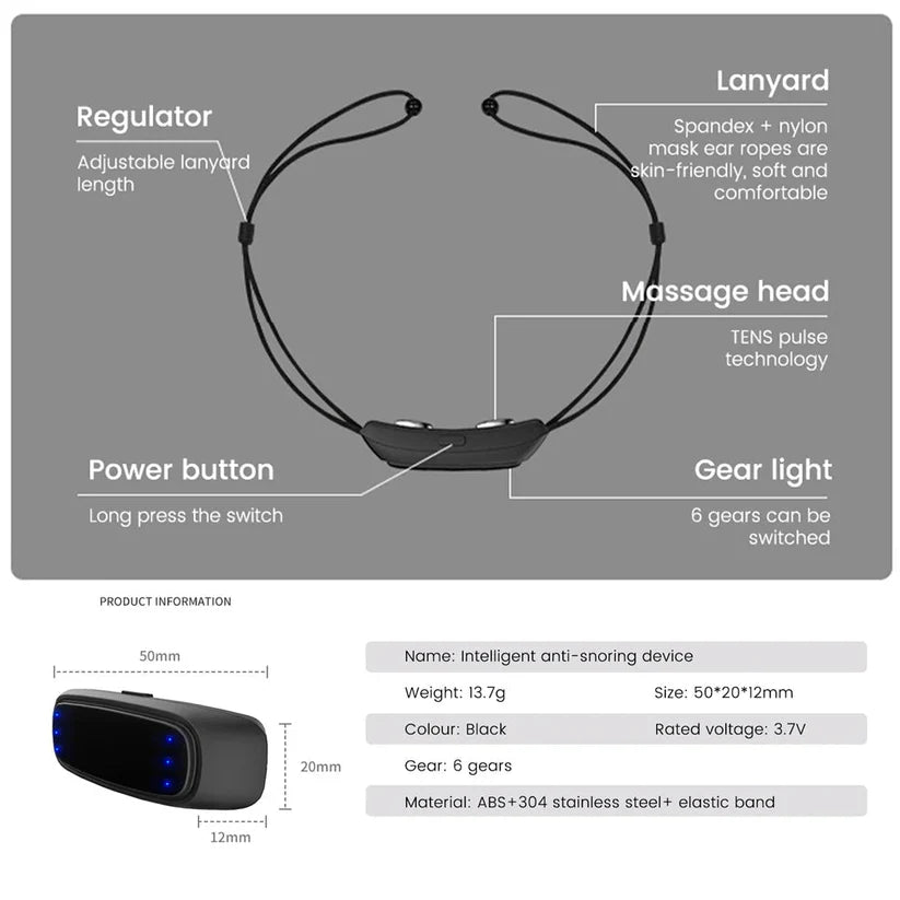 ✨[Official Store] Techglamx™ Professional Anti-snoring Device✨