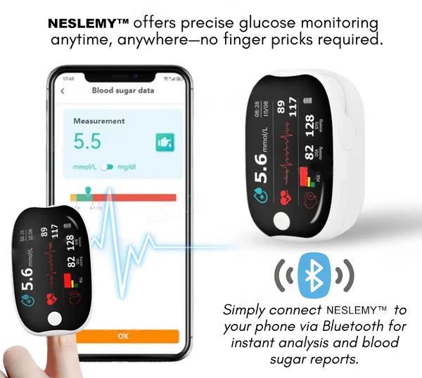 HENGERLI™  Advanced Laser Glucose Monitor – No Pricks, 99.9% Accuracy!
