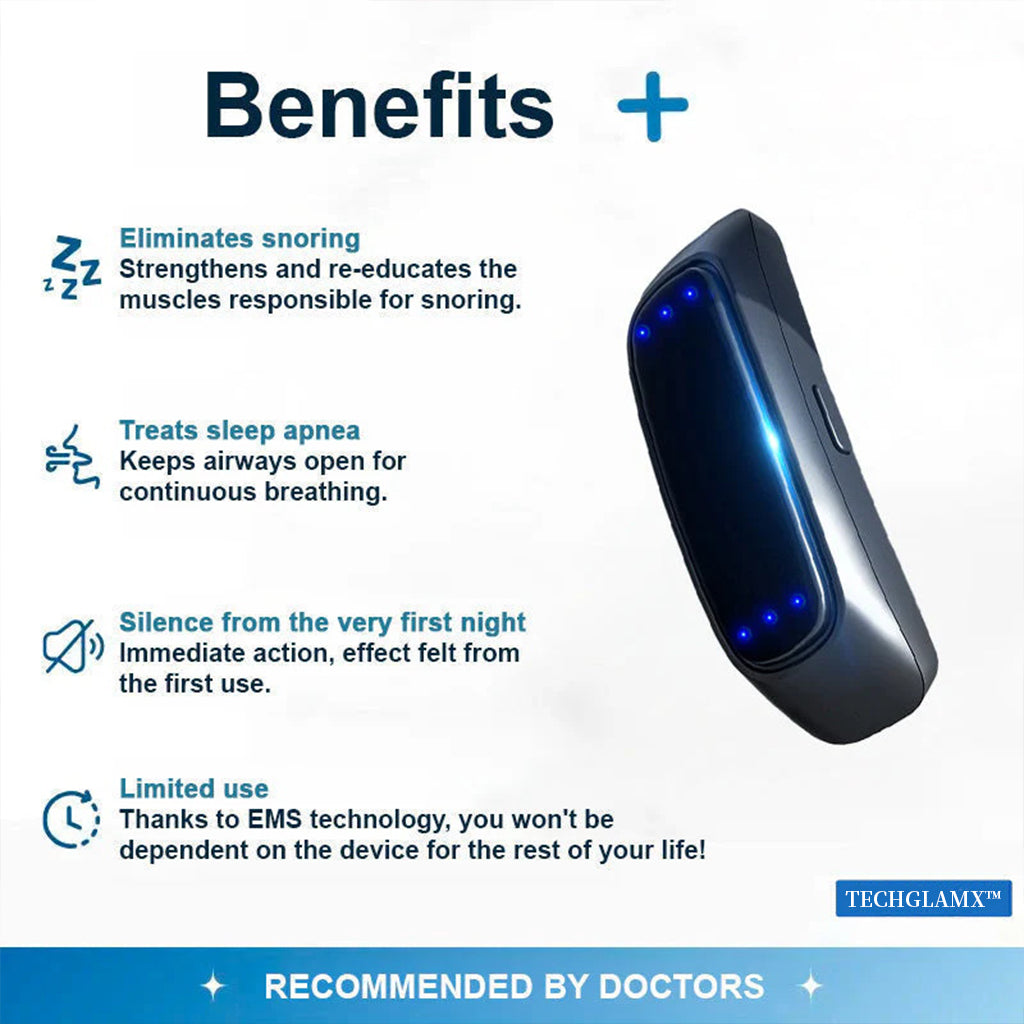 ✨[Official Store] Techglamx™ Professional Anti-snoring Device✨